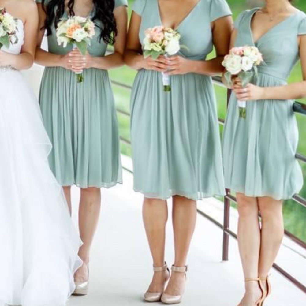 JCrew sage green dress